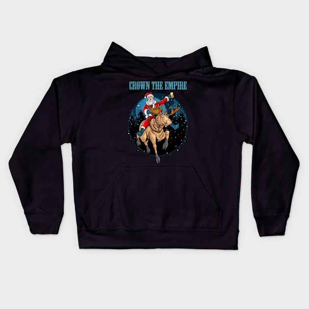 CROWN THE EMPIRE BAND XMAS Kids Hoodie by a.rialrizal